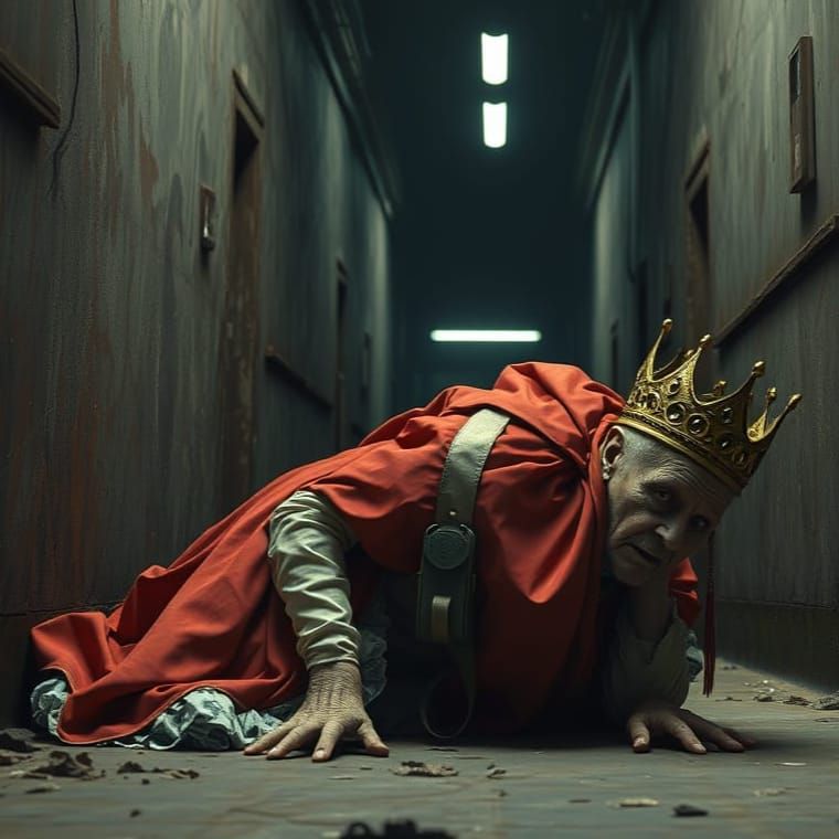 Regal Majesty Craves Power in Industrial Decay