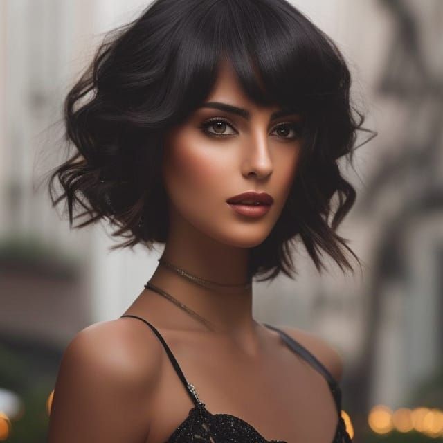 Beautiful Greek Girl Portrait in Romantic Style