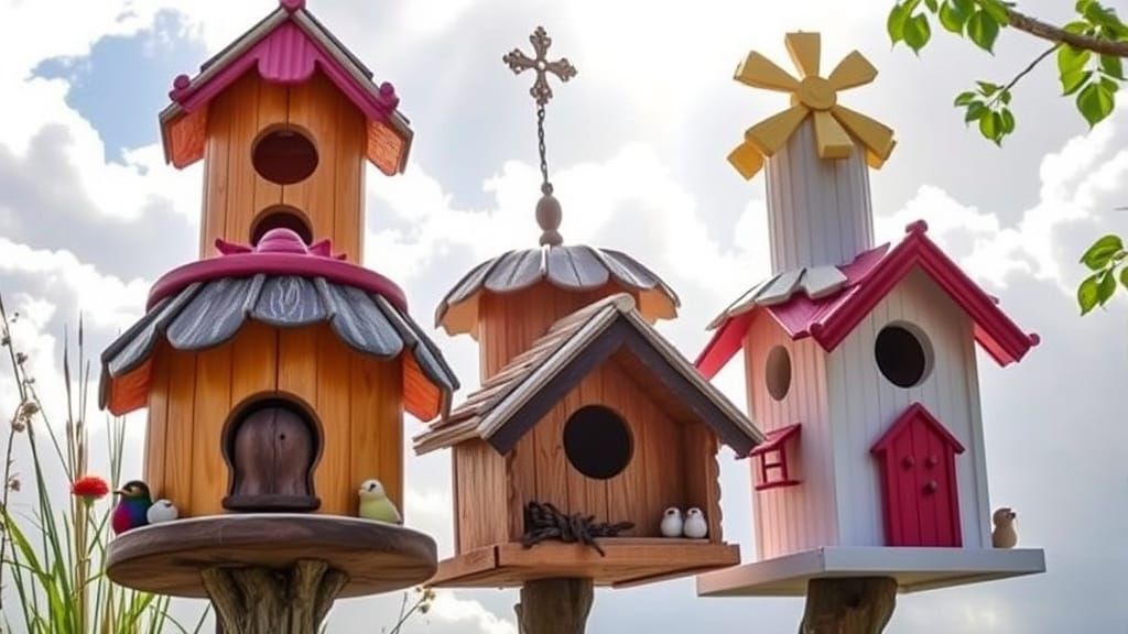 Creative Birdhouses Bathed in Divine Sunshine