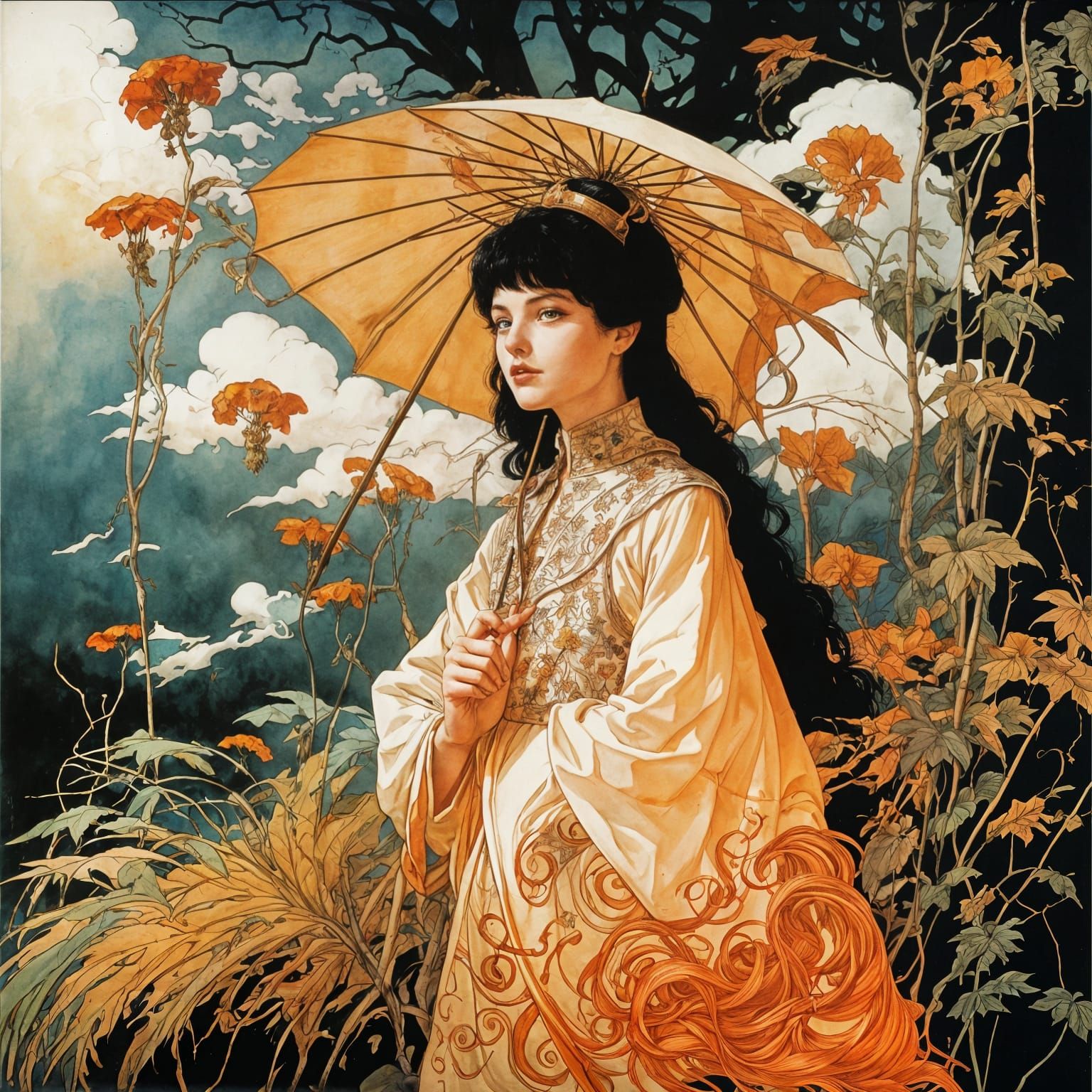 Artwork in Comic Art Style