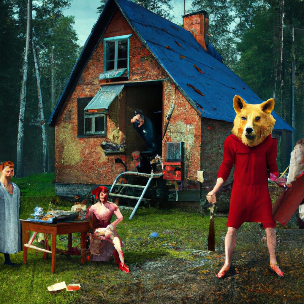 Little Red Ridinghood's Revenge in Post-Apocalyptic Fairytal...