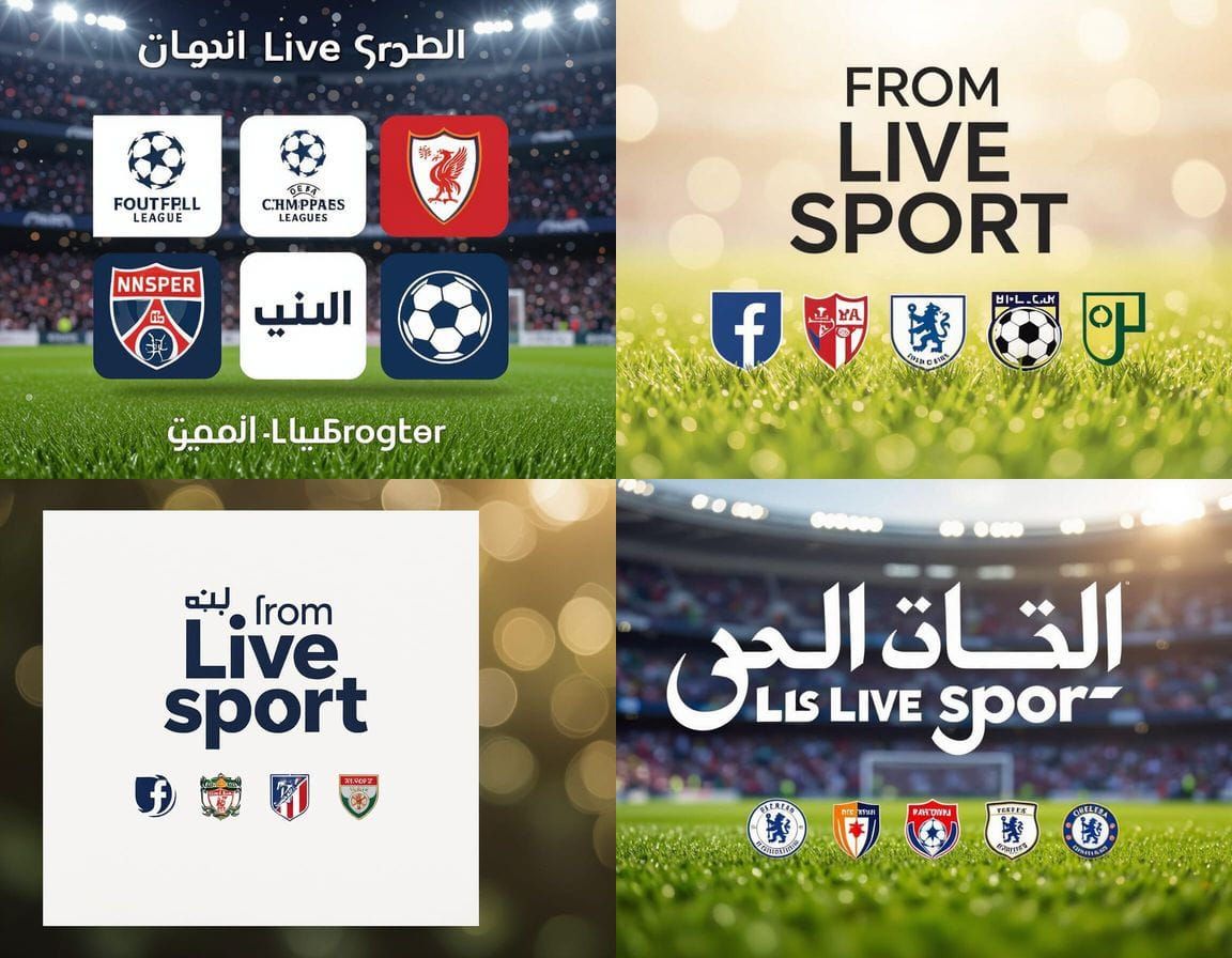 Facebook Cover for 'From Live Sport' with Arabic League Logo...