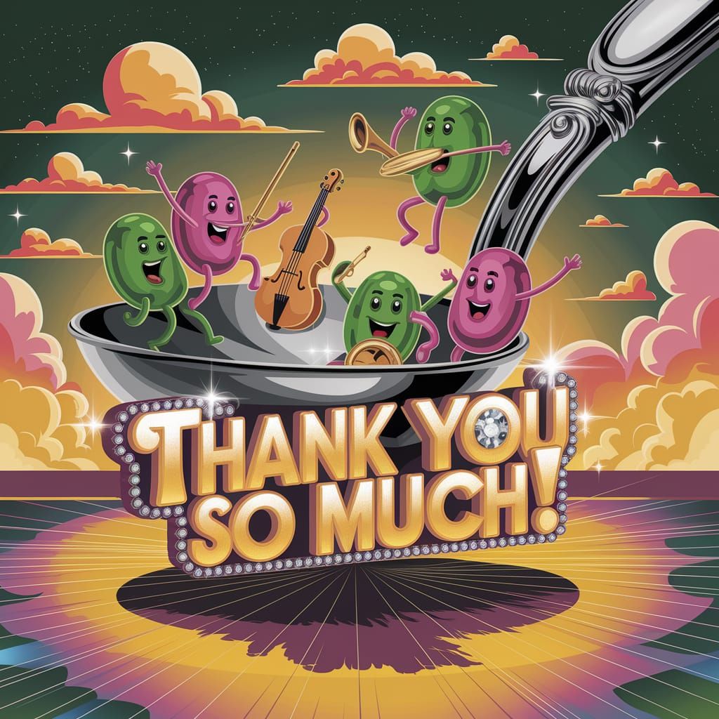 Jellybean People Play on Spoon in 70s Style