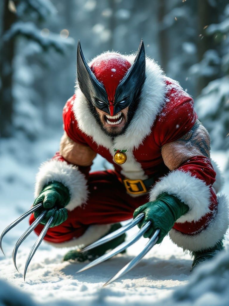 Feral Santa Claws Delivers Holiday Justice