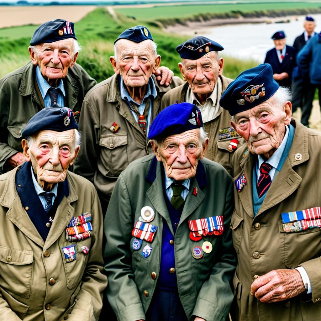 Normandy France: D-Day Invasion Overlook by Veterans