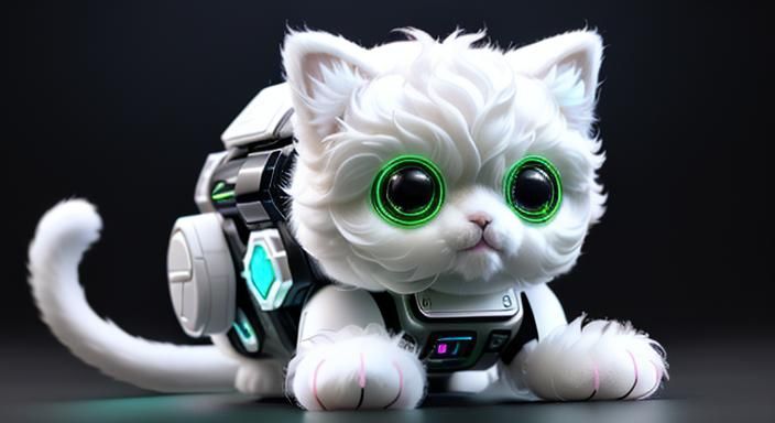 Playful cute Toy cat