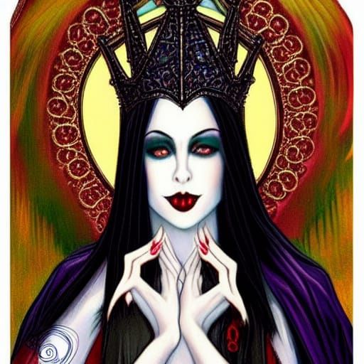 Gothic Queen of Heaven Digital Art
