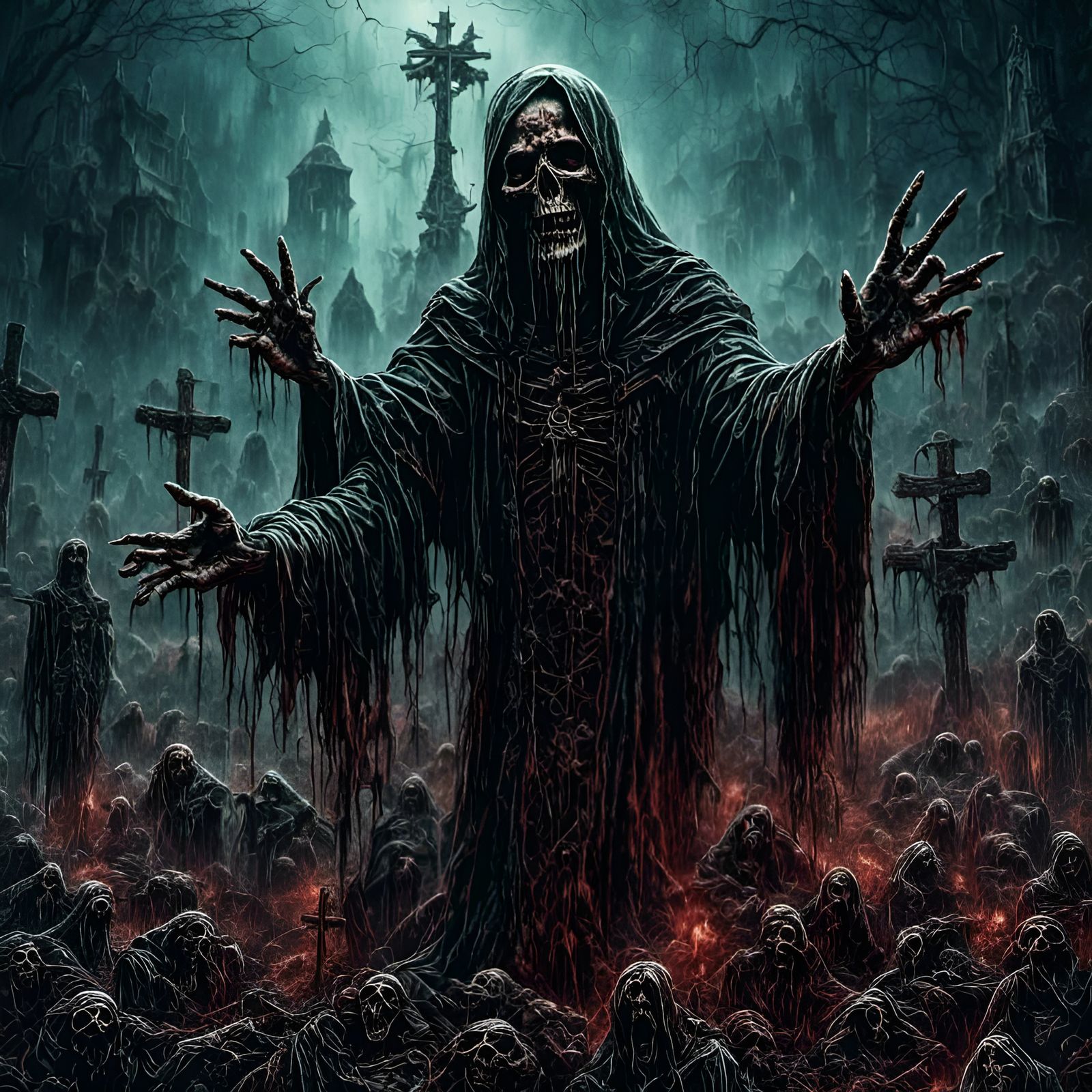 Horrific Depiction of Christ on the Cross