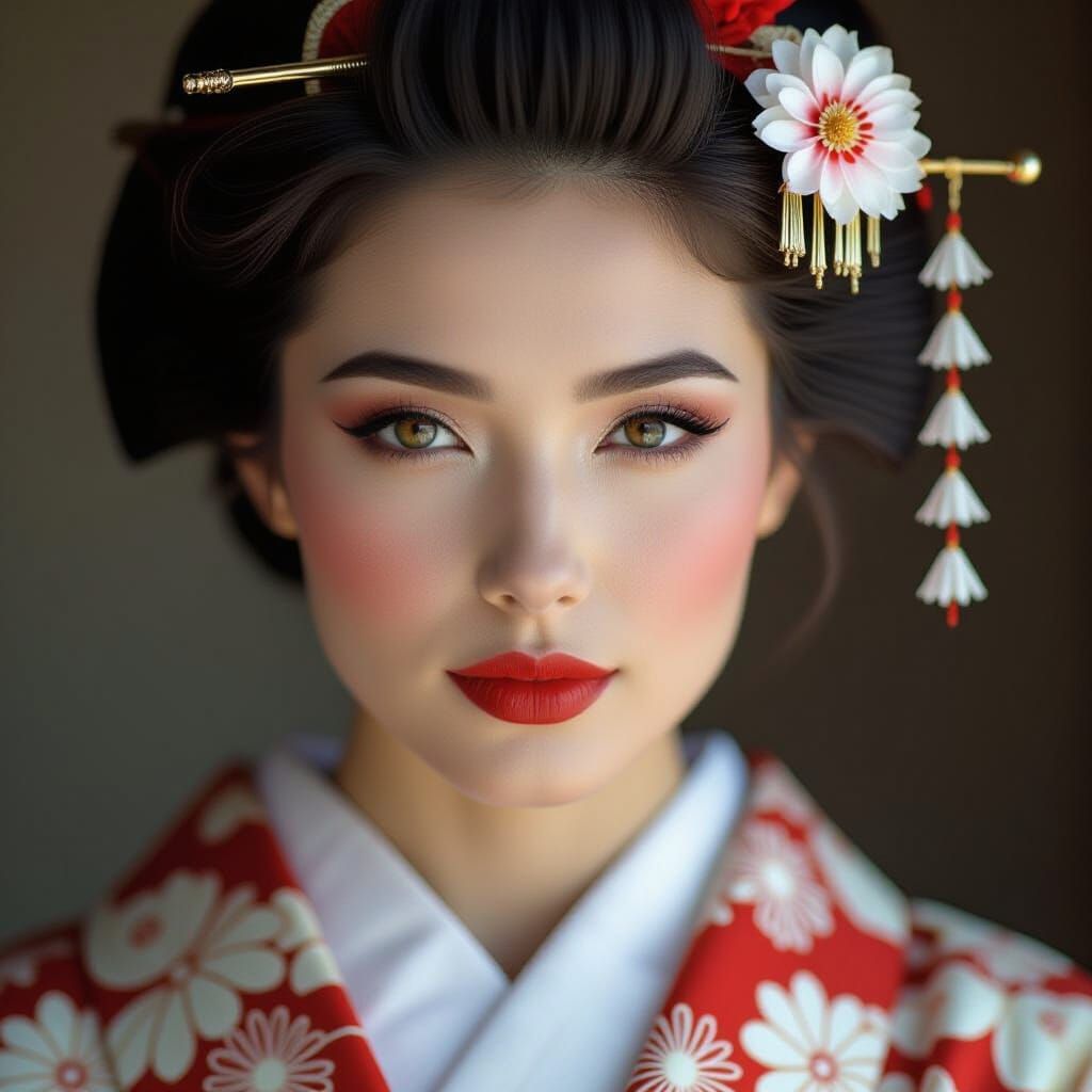 Chimera Woman: Persian and Maiko Fusion in 4K