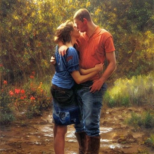 Unrequited Love as Oil Painting