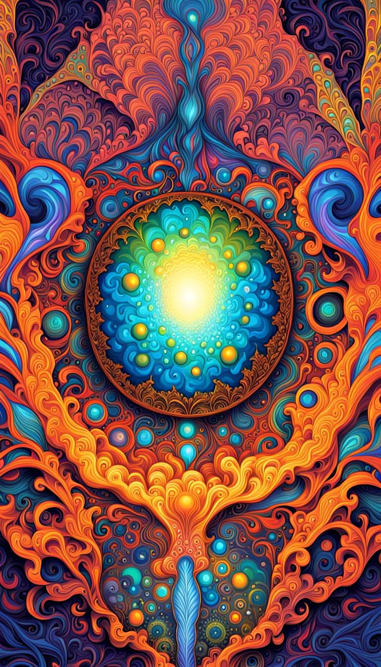 Psychedelic 3D Rendering of the American Mind