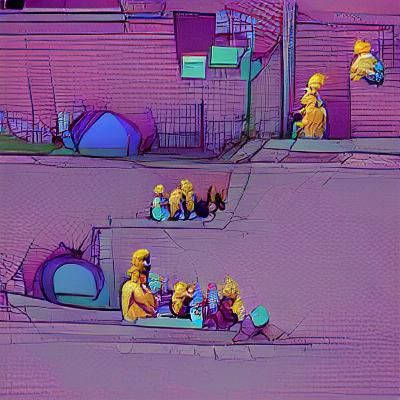 The Simpsons Family Portrait