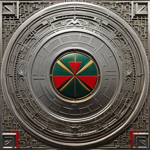 Suprematist Composition in Vivid Colors