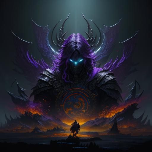 Dark Fantasy Kirigami Concept Art in 8K