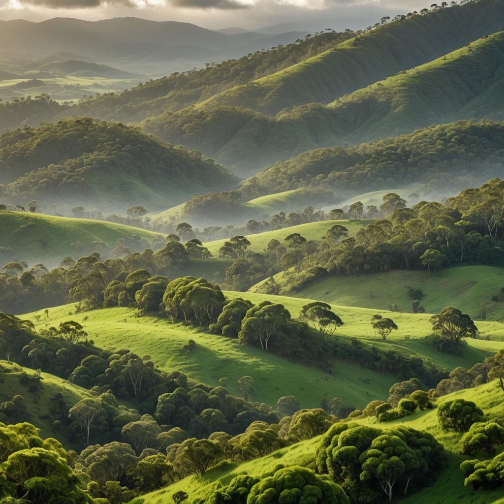 Lush Tropical Hills of Atherton, Australia