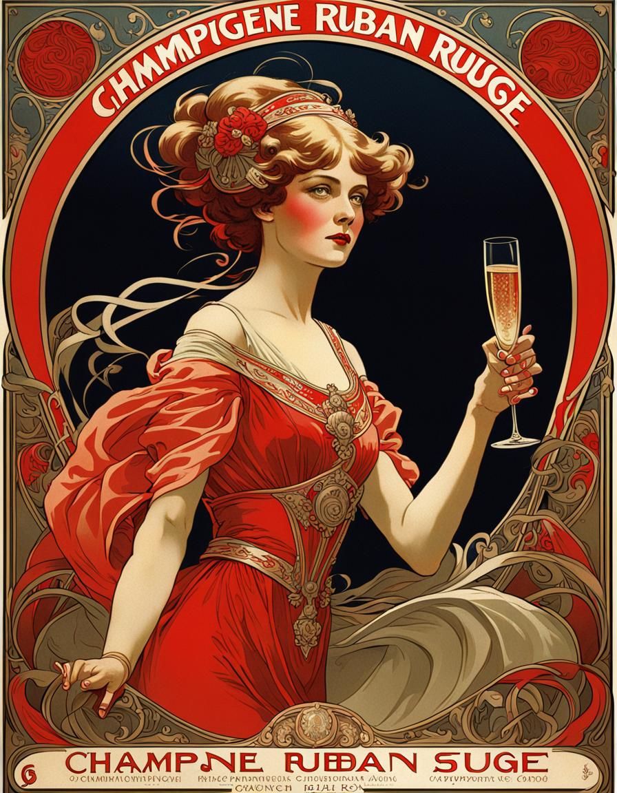 "Champagne Ruban Rouge"