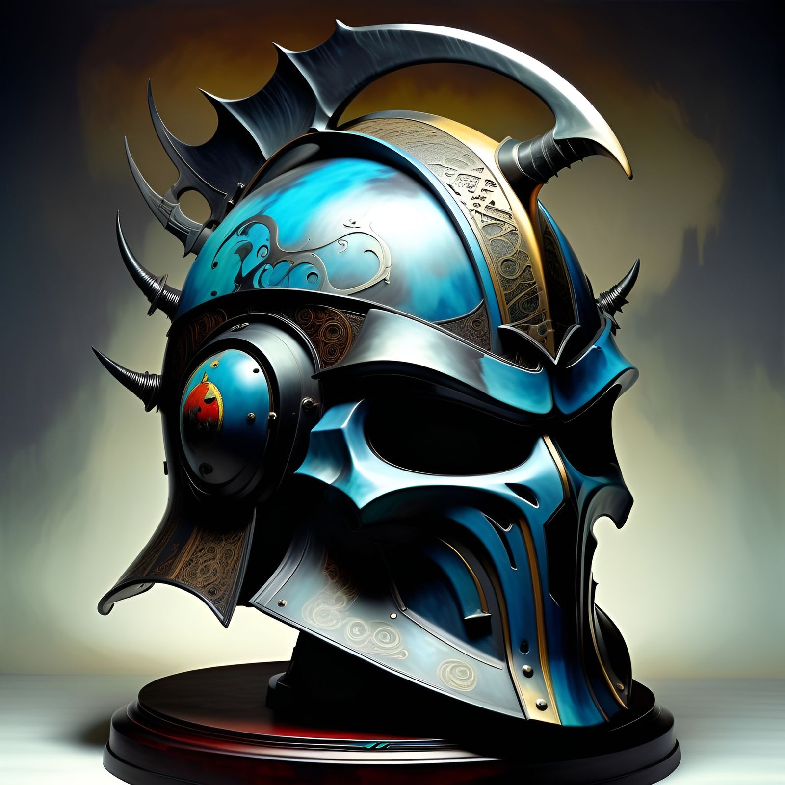 The Demonbane Helm, worn during the battle of Red Manor
