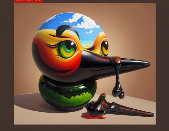 Surreal Matte Oil Painting of a Dreamscape