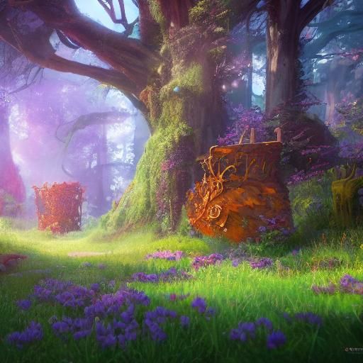 Magical Forest Animals in Watercolor Style