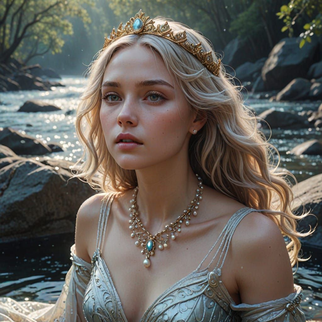 Ethereal Goddess of the Ocean's Dream Realm