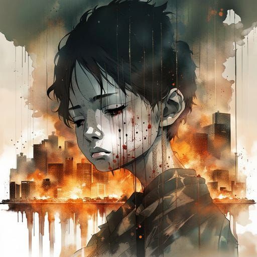 Intriguing Double Exposure Portrait