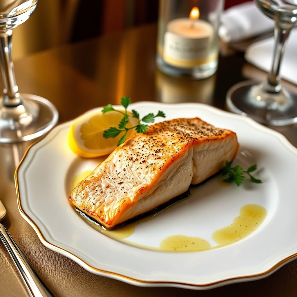 Elegant Salmon Fillet in Dutch Masters Style