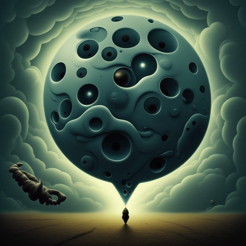 AI Generated Image of a Swirling Tornado