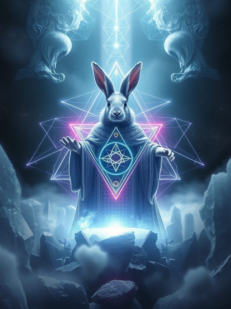 Primordial Void-Rabbit Emerges from Quantum Depths