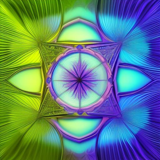 Ultra Violet Kinetic Energy Stream in HDR