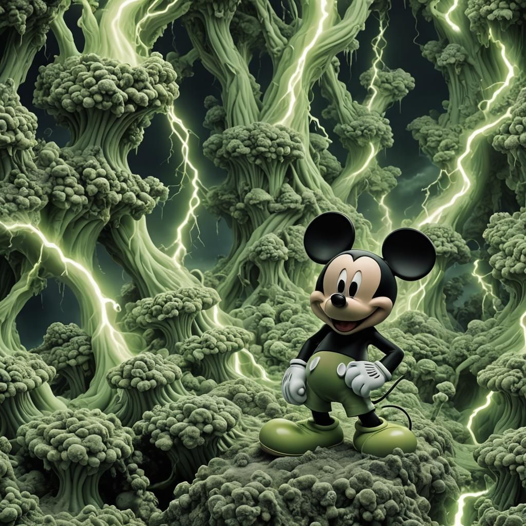 Miniature Hulk Undersea Scene with Green Lightning