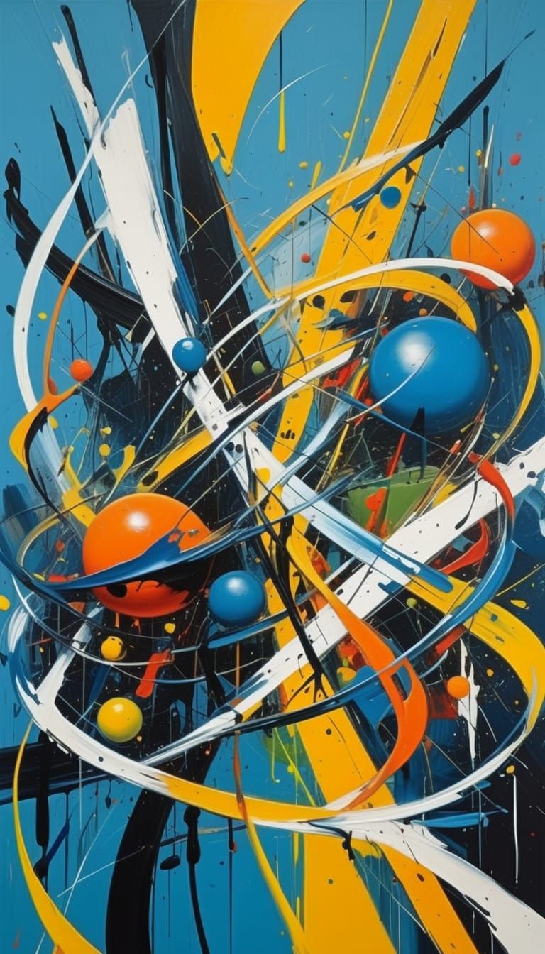 Abstract Expressionism: Impasto Textures and Deep Colors