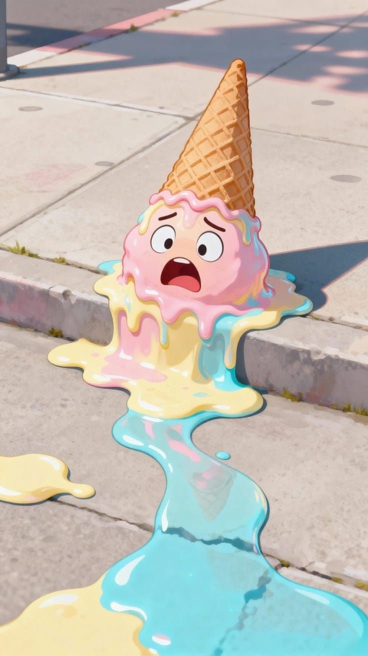 Perfect Ice Cream Cone, No Cracks