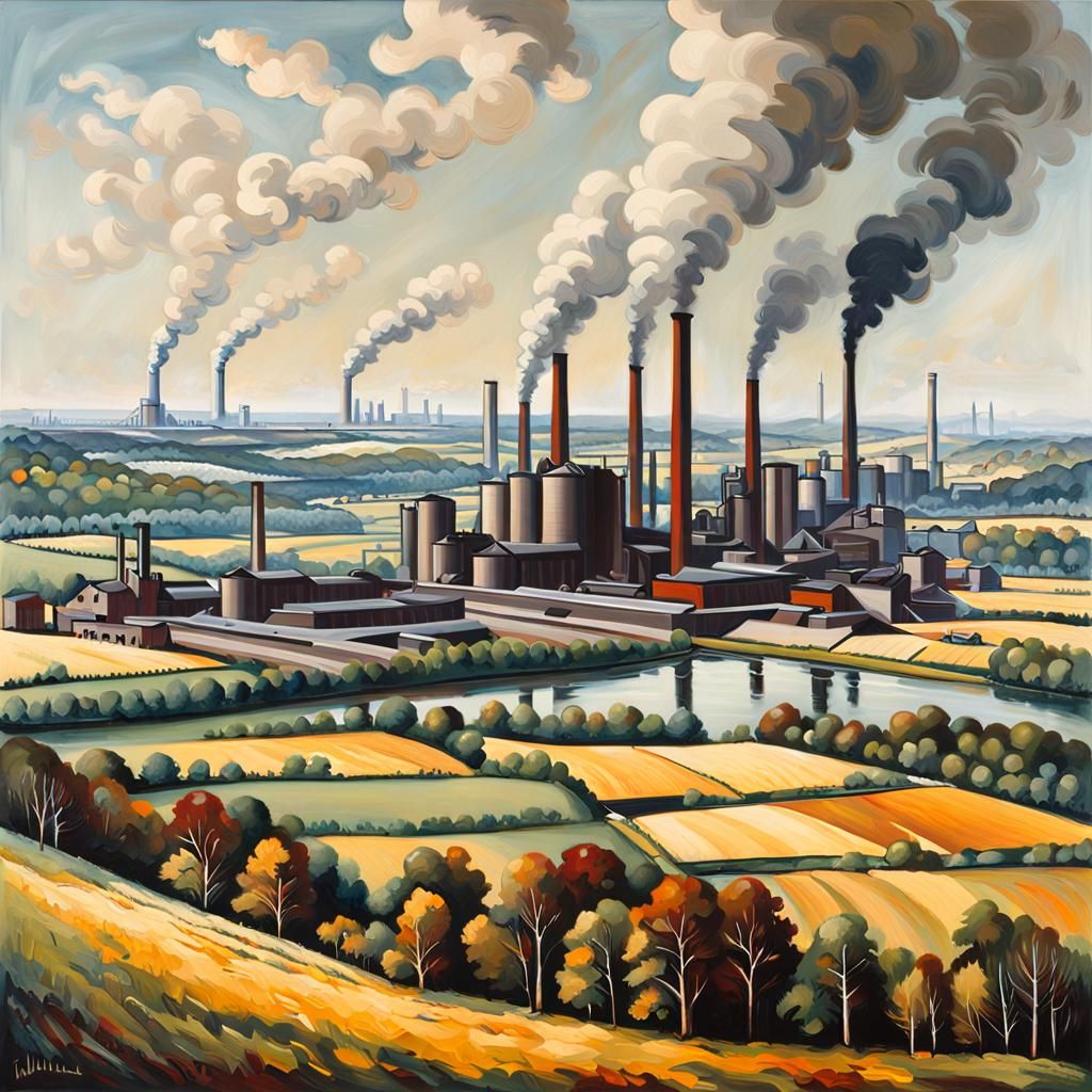 The Ruhr area in 1960. Smog, smoke, dirt. The Ruhr metropolis is green today. 58 percent of the region is vegetation are...