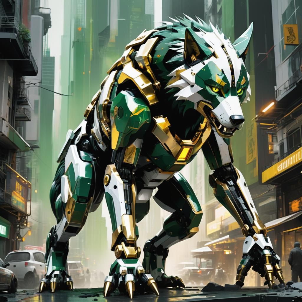 Wolf mecha