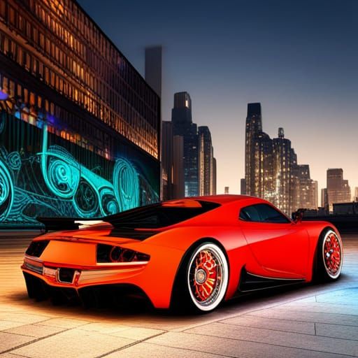 Supercar Meets Harlem Renaissance: A Maximalist Vision