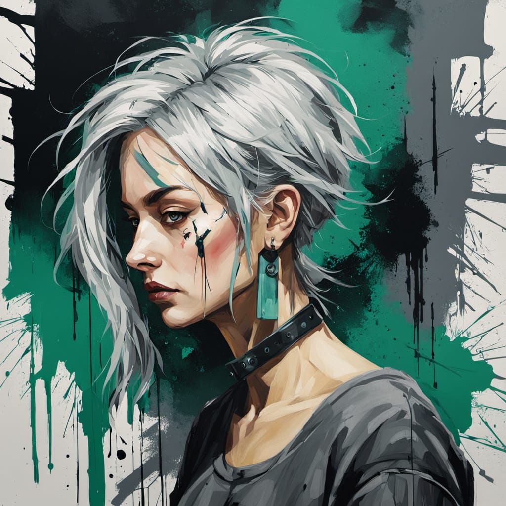 Fay Girl in Sagebrush Street Art