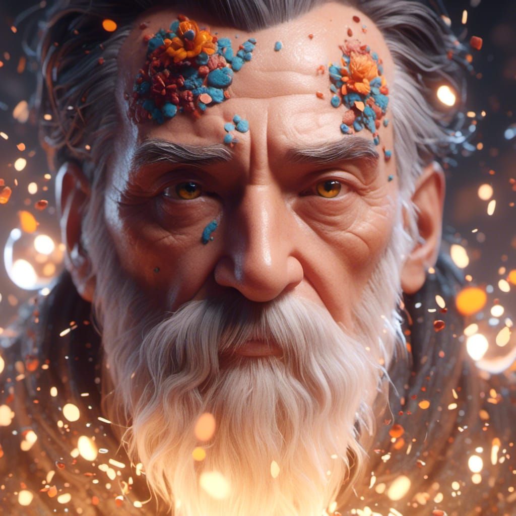 Detailed Portrait with Dynamic Lighting