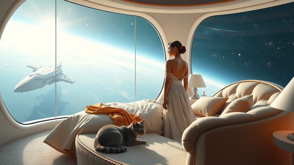 Luxurious Space Retreat with Celestial Vista