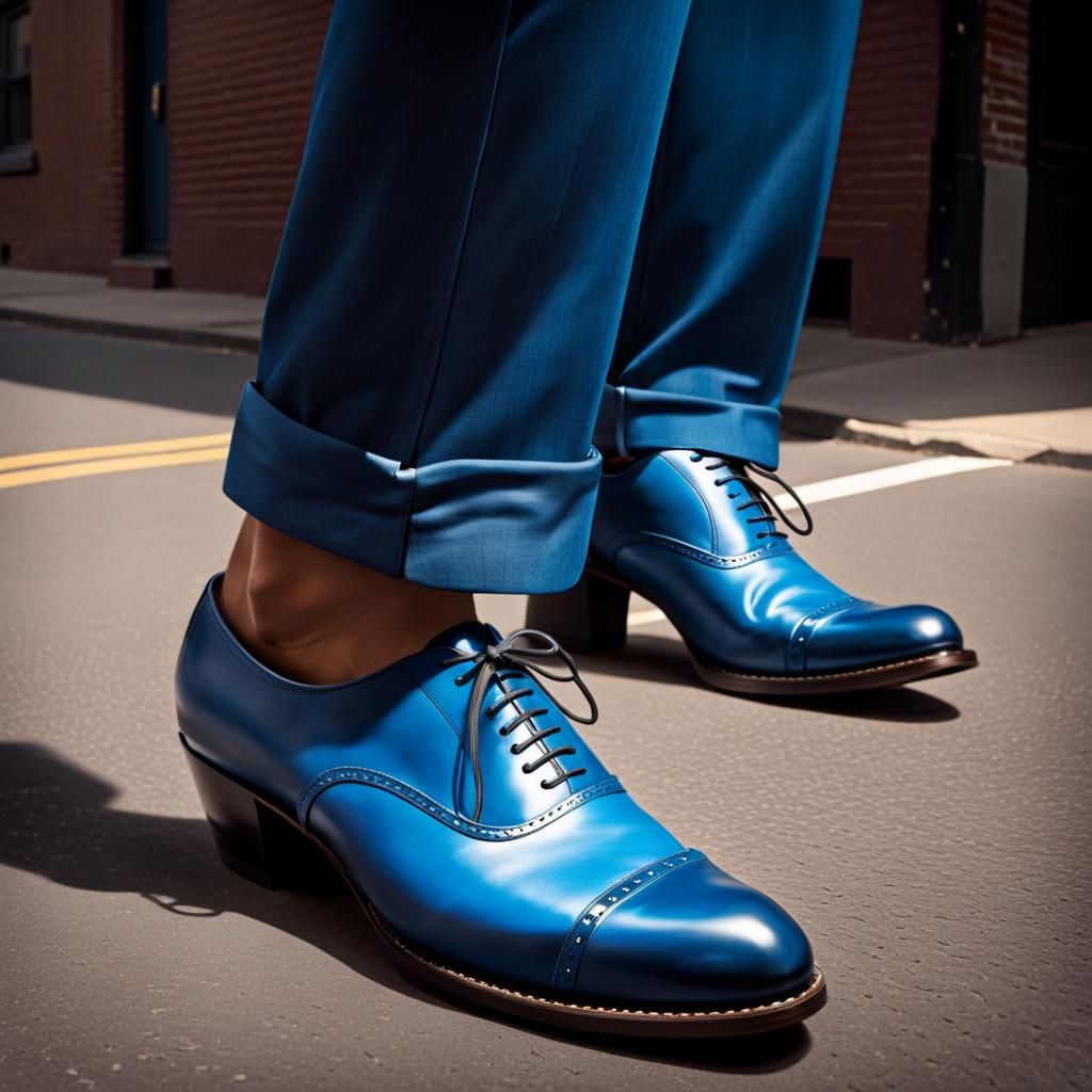 Worn Leather Boots: A Visual Metaphor for the Blues