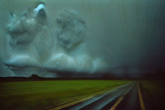 Sad Cloud Crying: Ominous Weeping Sky