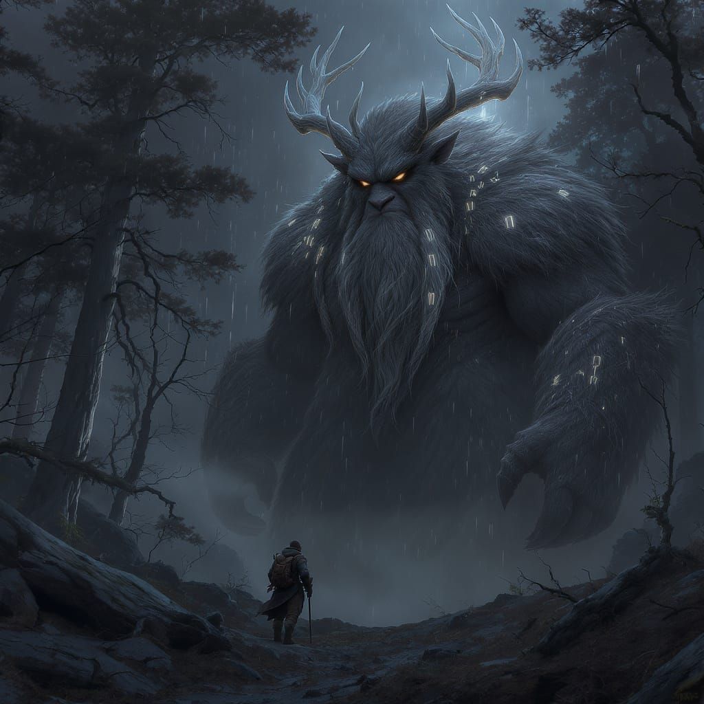 kind of kind antlered colossal