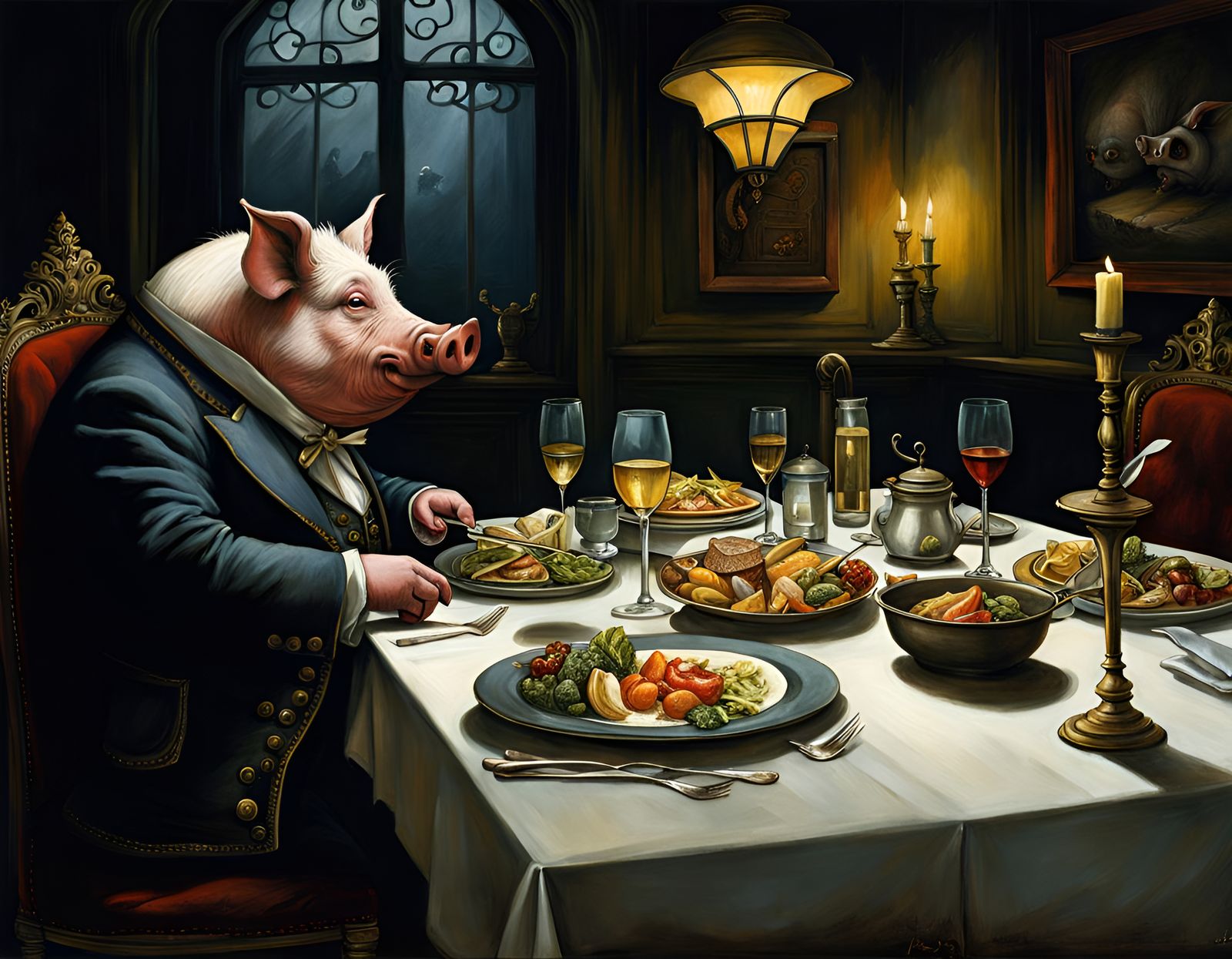 "Hurry Dear! Dinner is getting cold!"