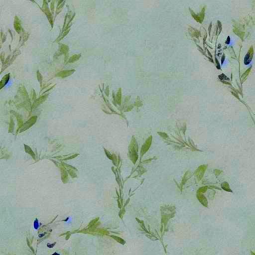 Sepia Watercolor Ledger Page with Doodles