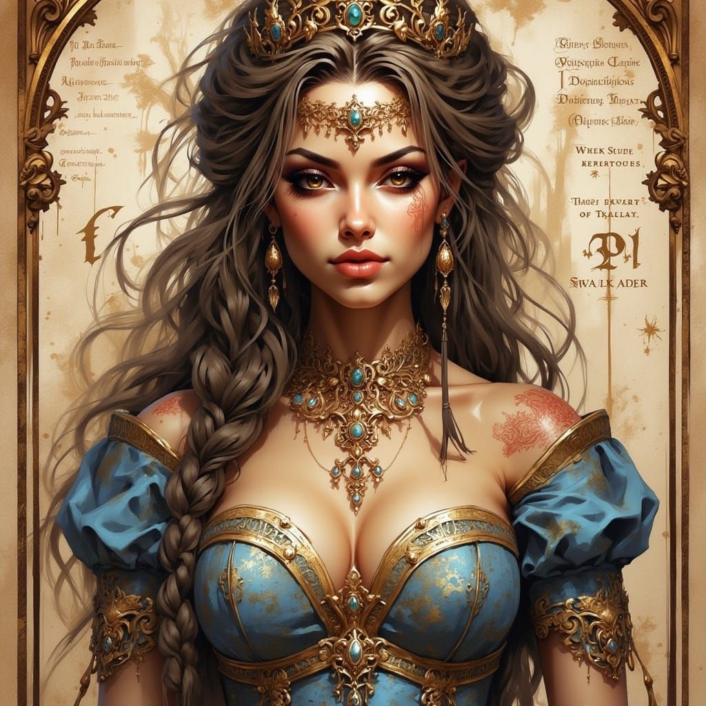 16th Century Spanish Princess Map