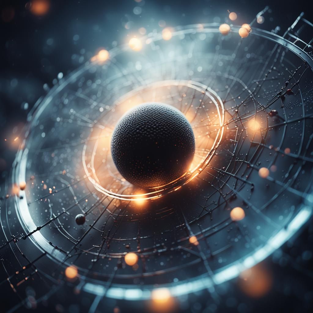 Black Neutrino in Misty Environment: Cinematic Film Still