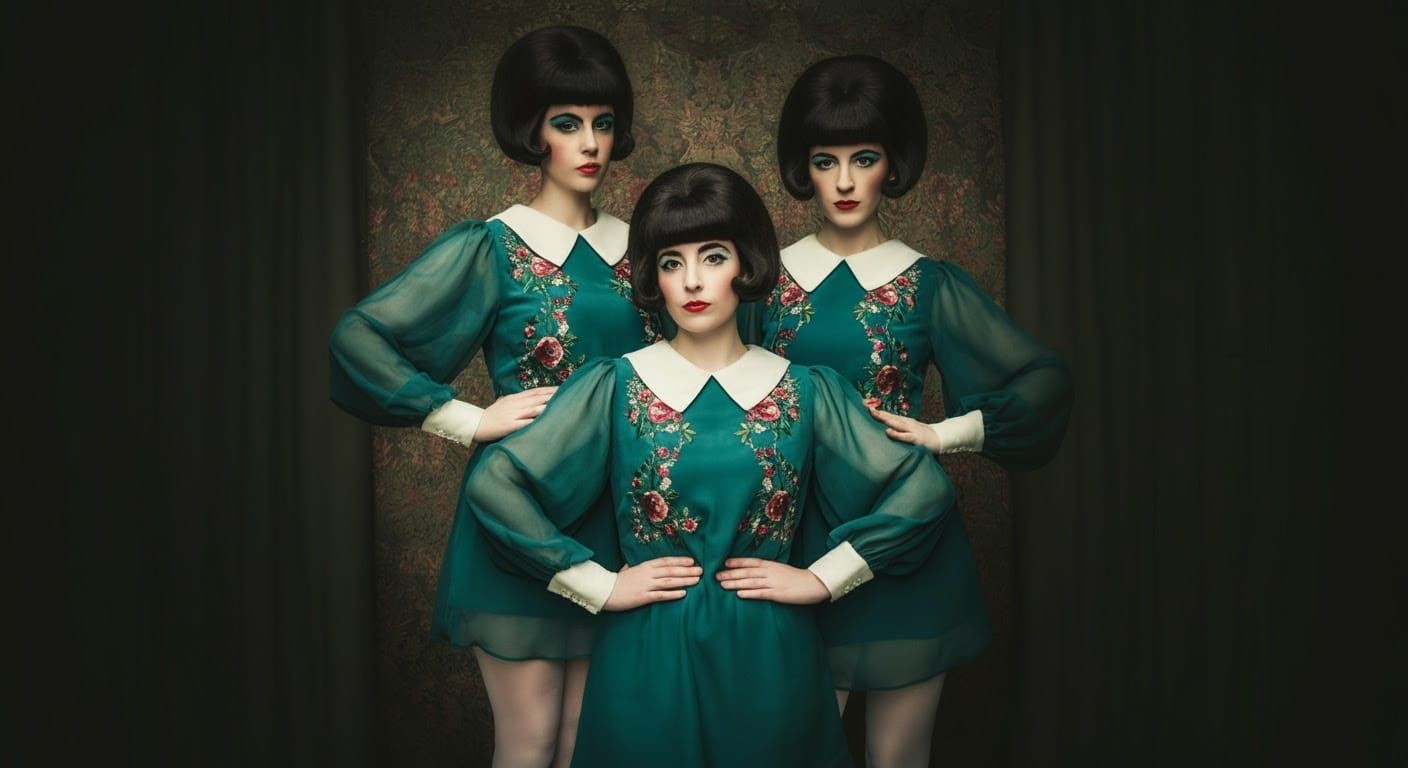 Mod Women Elegance Captured in Cinematic Style