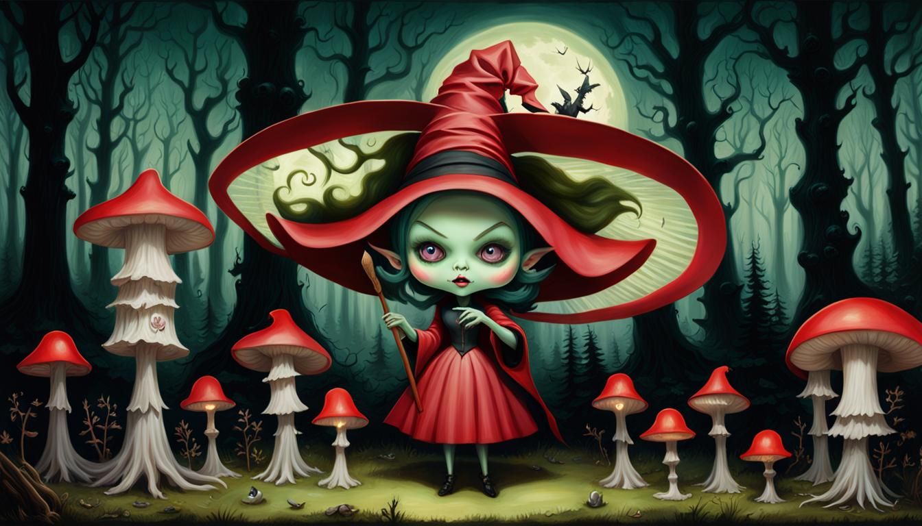 Wicked witch in the woods