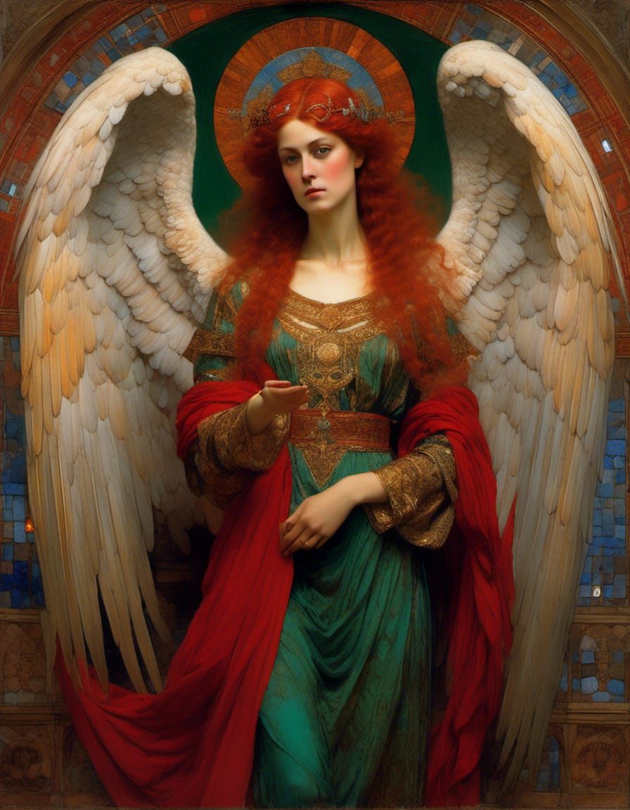 Archangel: A Pre-Raphaelite Masterpiece
