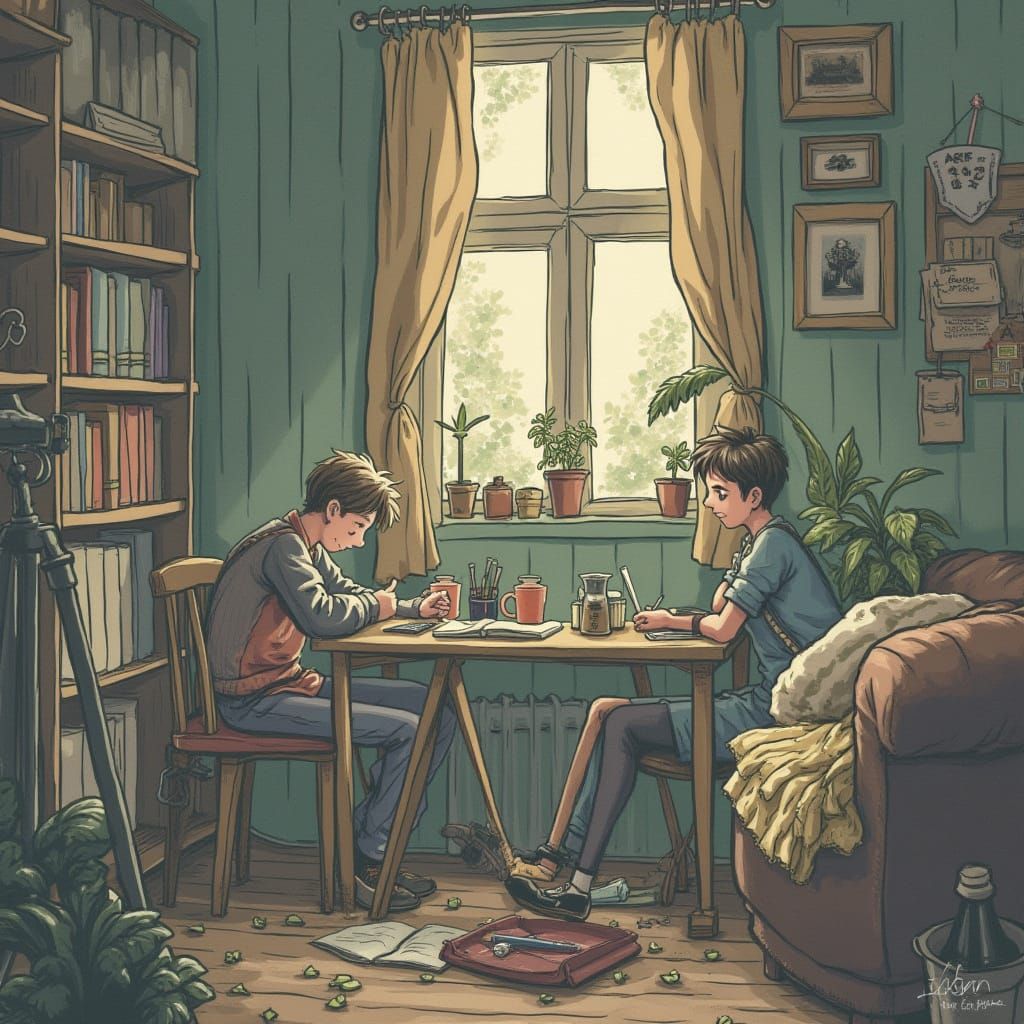 Surreal Portrait of a Young Woman