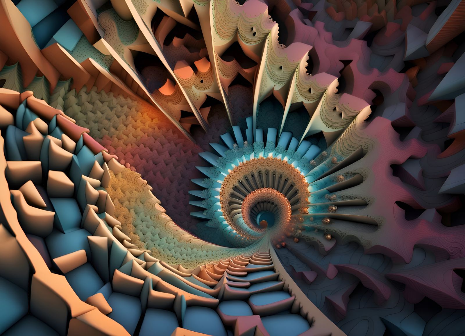 Escher Belvedere Fractal.